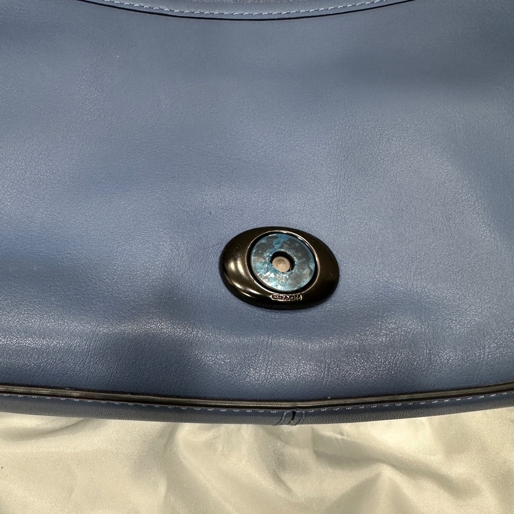 Coach Soft Tabby Blue Shoulder Bag - Picture 10 of 10